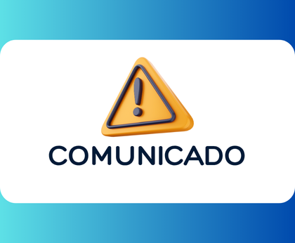 Comunicado - Manutenção